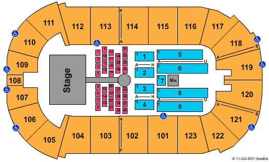 Payne Arena Lady Antibellum Seating Chart